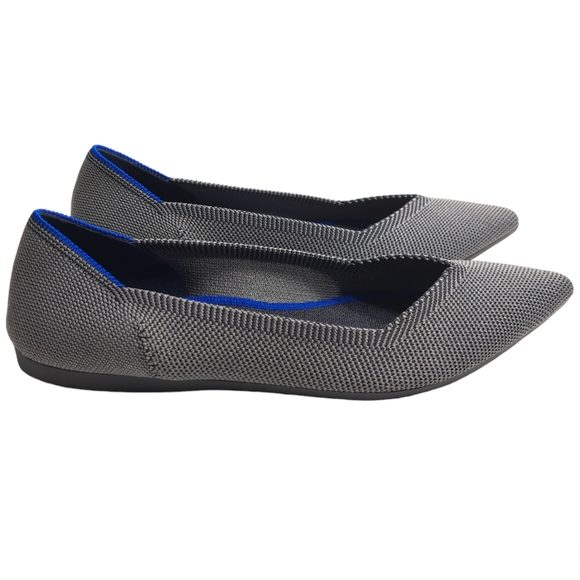 Rothy's Women's The Point Grey Birdseye Knit Fabric Ballet‎ Slip On Flats 7 - Picture 8 of 16